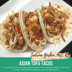 Asian Tofu Tacos