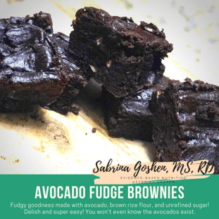 Avocado Fudge Brownies