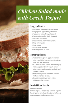 Chicken Salad Made W Greek Yogurt (2)
