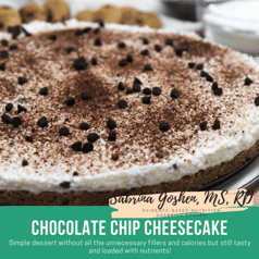 Chocolate Chip Cheesecake