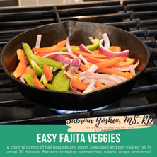 Easy Fajita Veggies