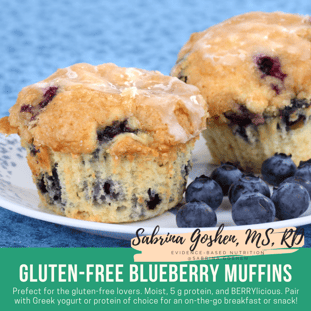 GF Blueberry muffins