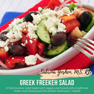 Greek Freekeh Salad