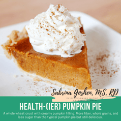 Health (ier) Pumpkin Pie