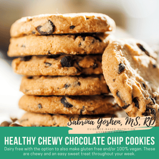 Healthy Chewy Chocolate Chip Cookies