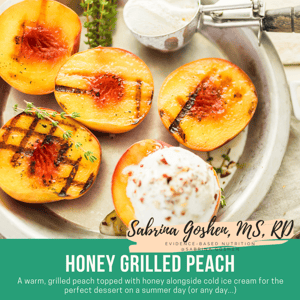 Honey Grilled Peach