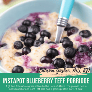InstaPotBlueberryTeffPorridge