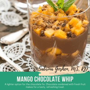 Mango Chocolate Whip