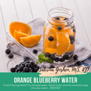 Orange Blueberry Water