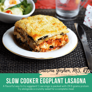 Slow Cooker Eggplant Lasagna