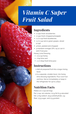 Vitamin C Super Fruit Salad