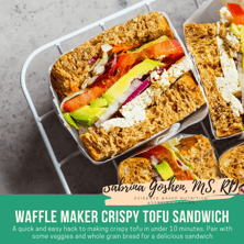WaffleMakerTofuSandwich